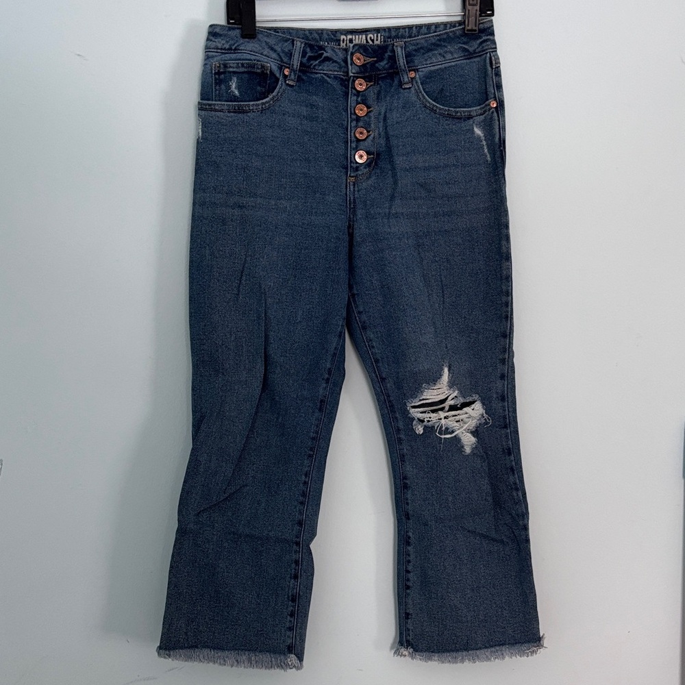 Rewash high rise distressed jeans size 9/29